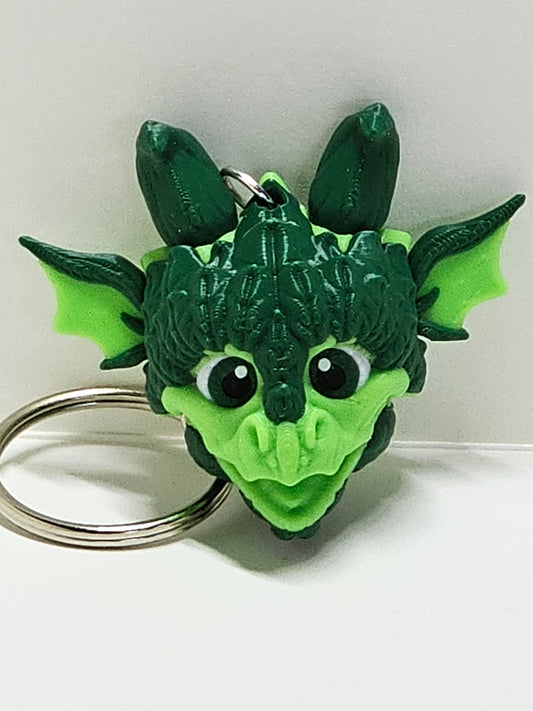 Heart of the Forest Dragonhead Keyring