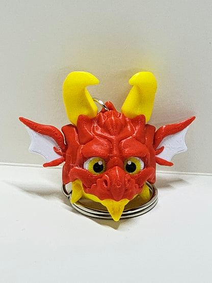 Hells Rage Dragonhead Keyring