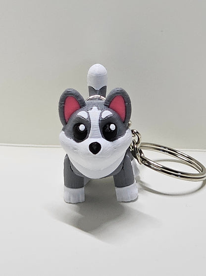 Sled Dog Keyring