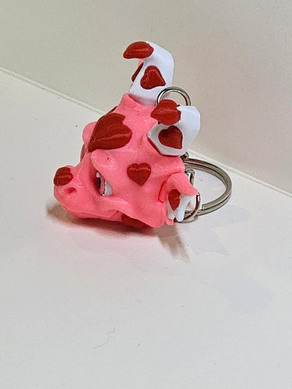 Heart Breaker Dragonhead Keyring