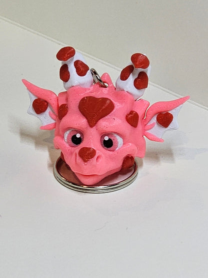 Heart Breaker Dragonhead Keyring