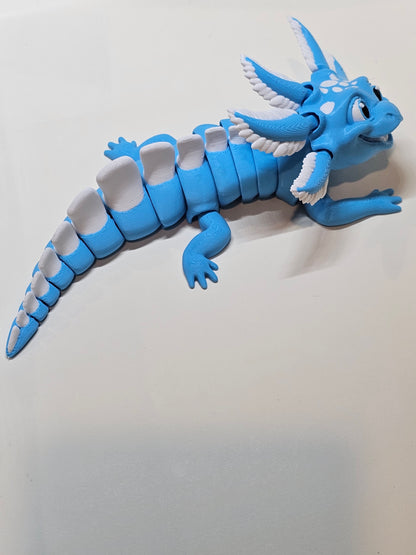 Blue Ice Pop Articulated Axolotl Figure