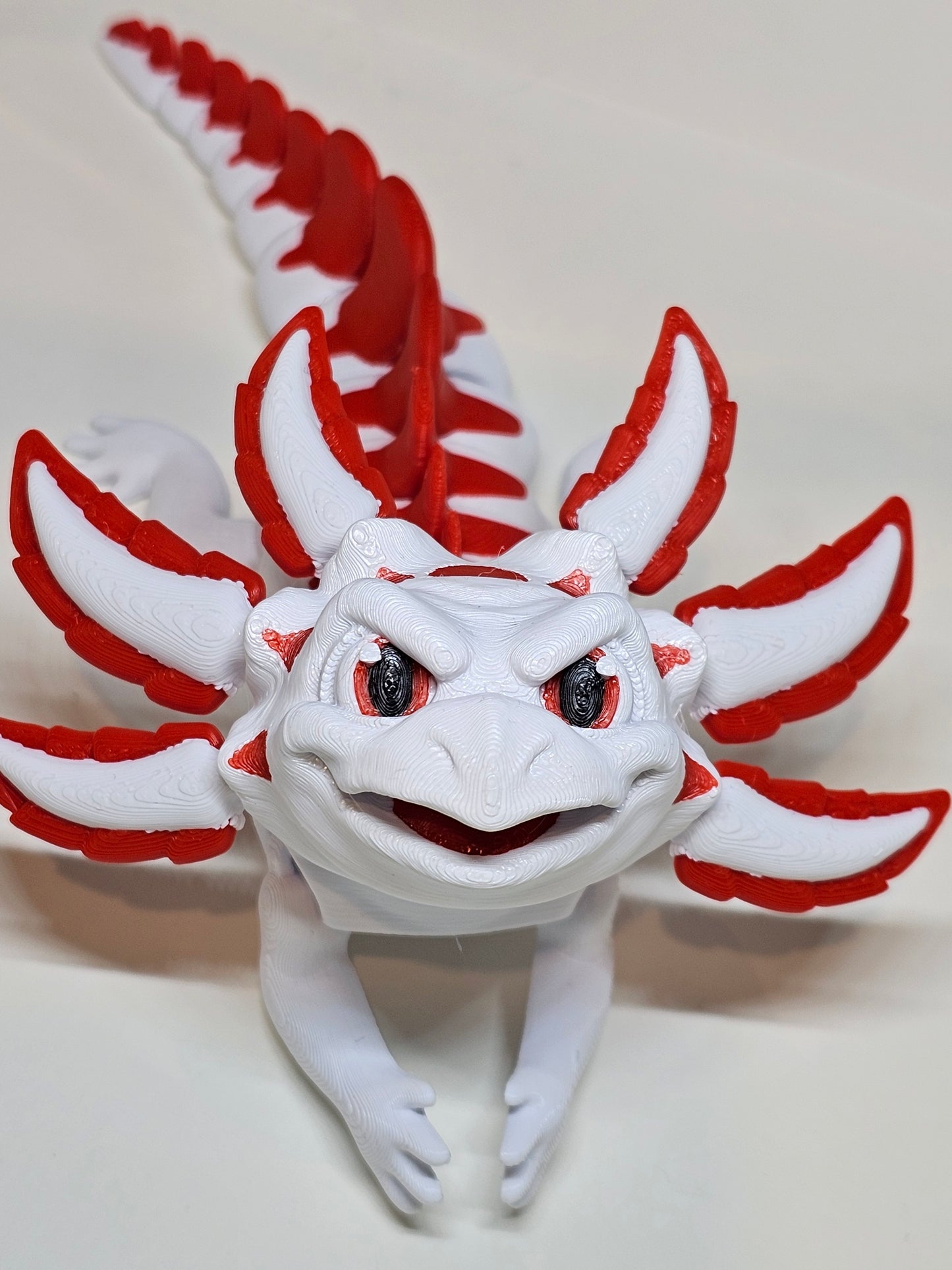 Velvet Cake Articulated Axolotl Figure