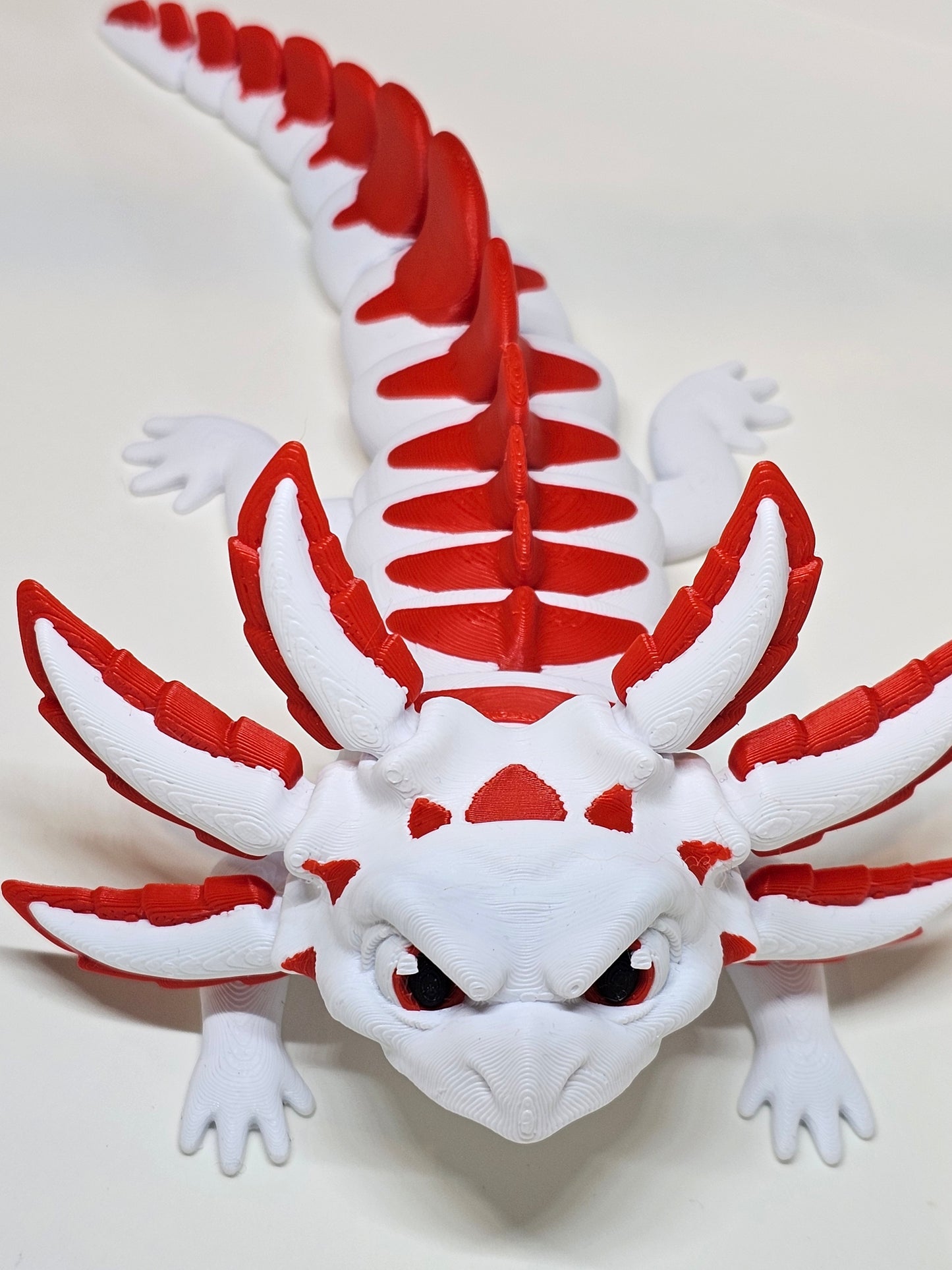 Velvet Cake Articulated Axolotl Figure