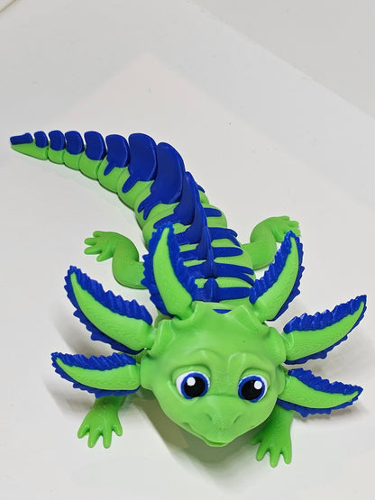 Sweet & Sour Articulated Axolotl Figure