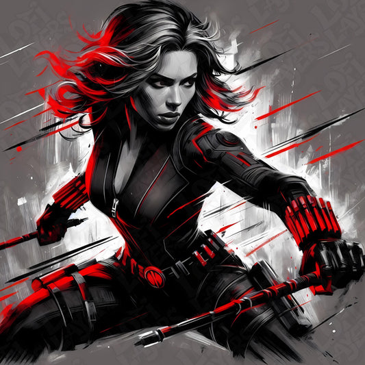 Marvel Black Widow HueForge