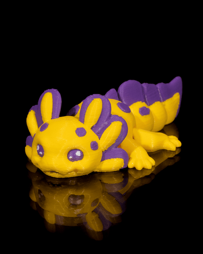 Baby Split Articulated Axolotl Figure