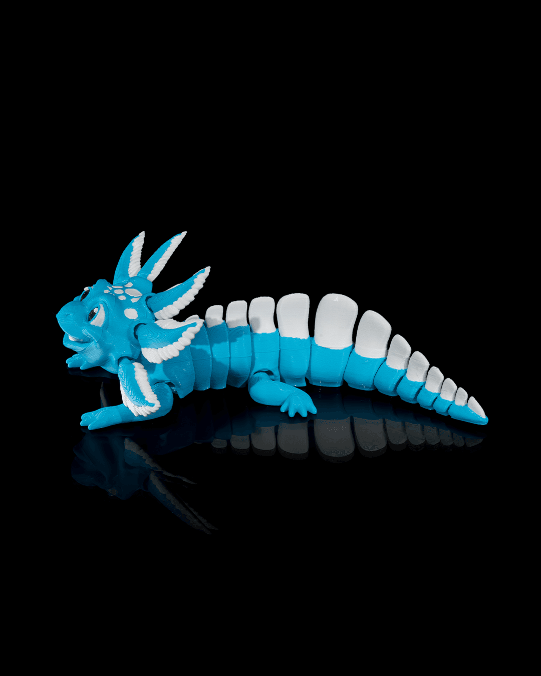 Blue Ice Pop Articulated Axolotl Figure