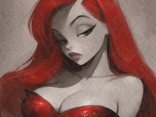 Jessica Rabbit HueForge