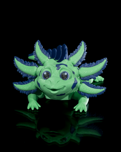 Sweet & Sour Articulated Axolotl Figure