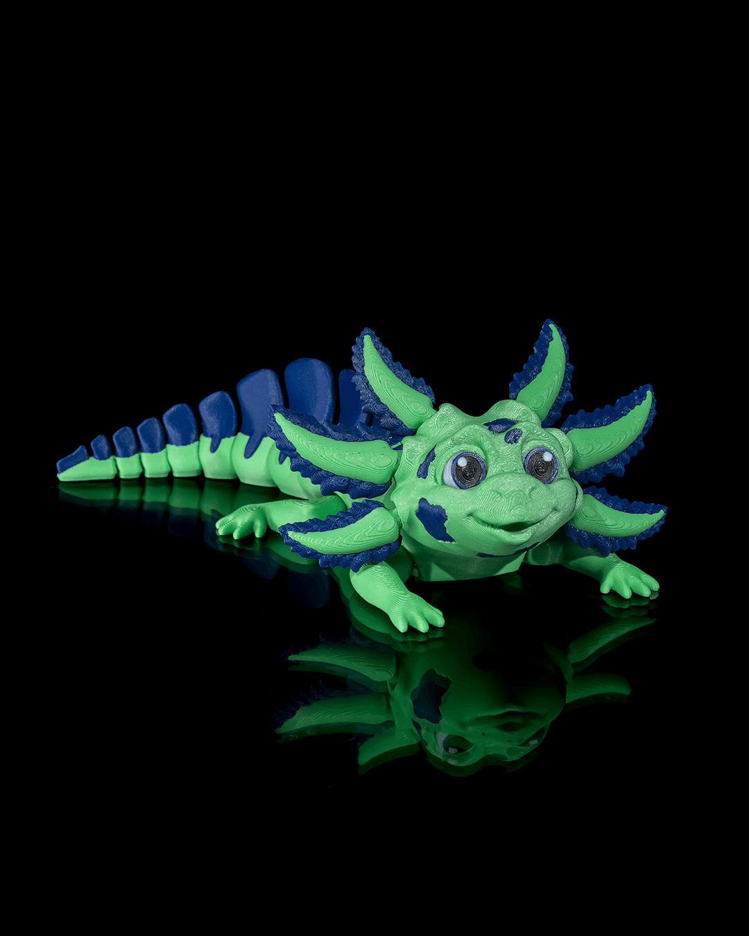 Sweet & Sour Articulated Axolotl Figure