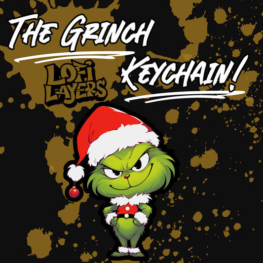 The Grinch Keychain HueForge