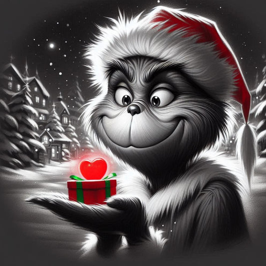 The Grinch with His Growing Heart HueForge