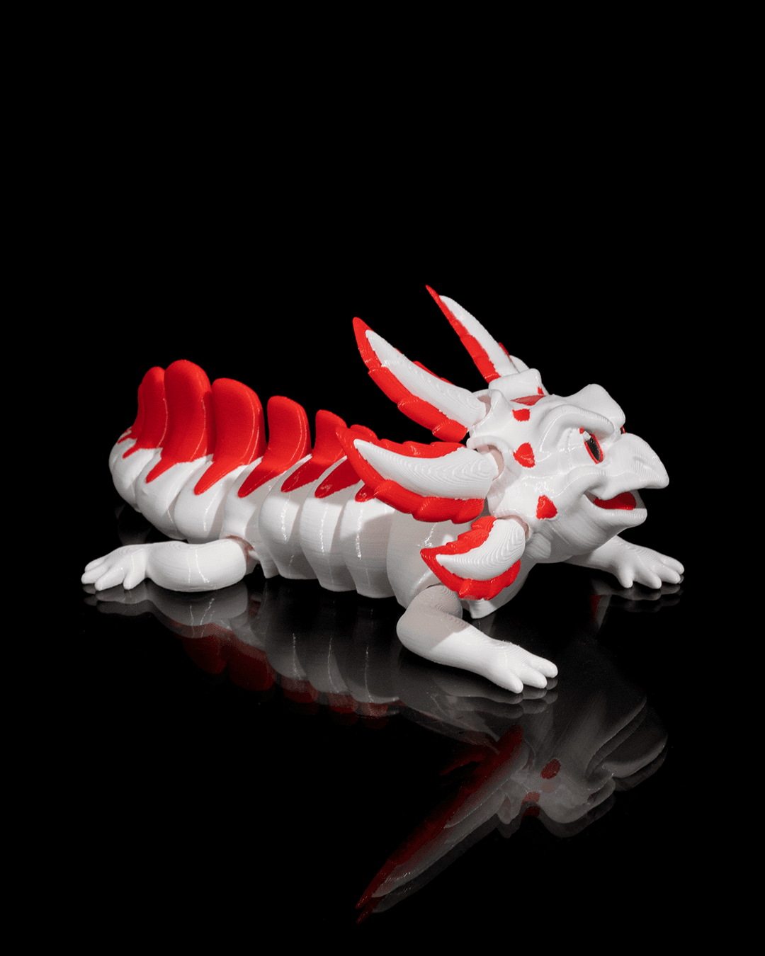 Velvet Cake Articulated Axolotl Figure